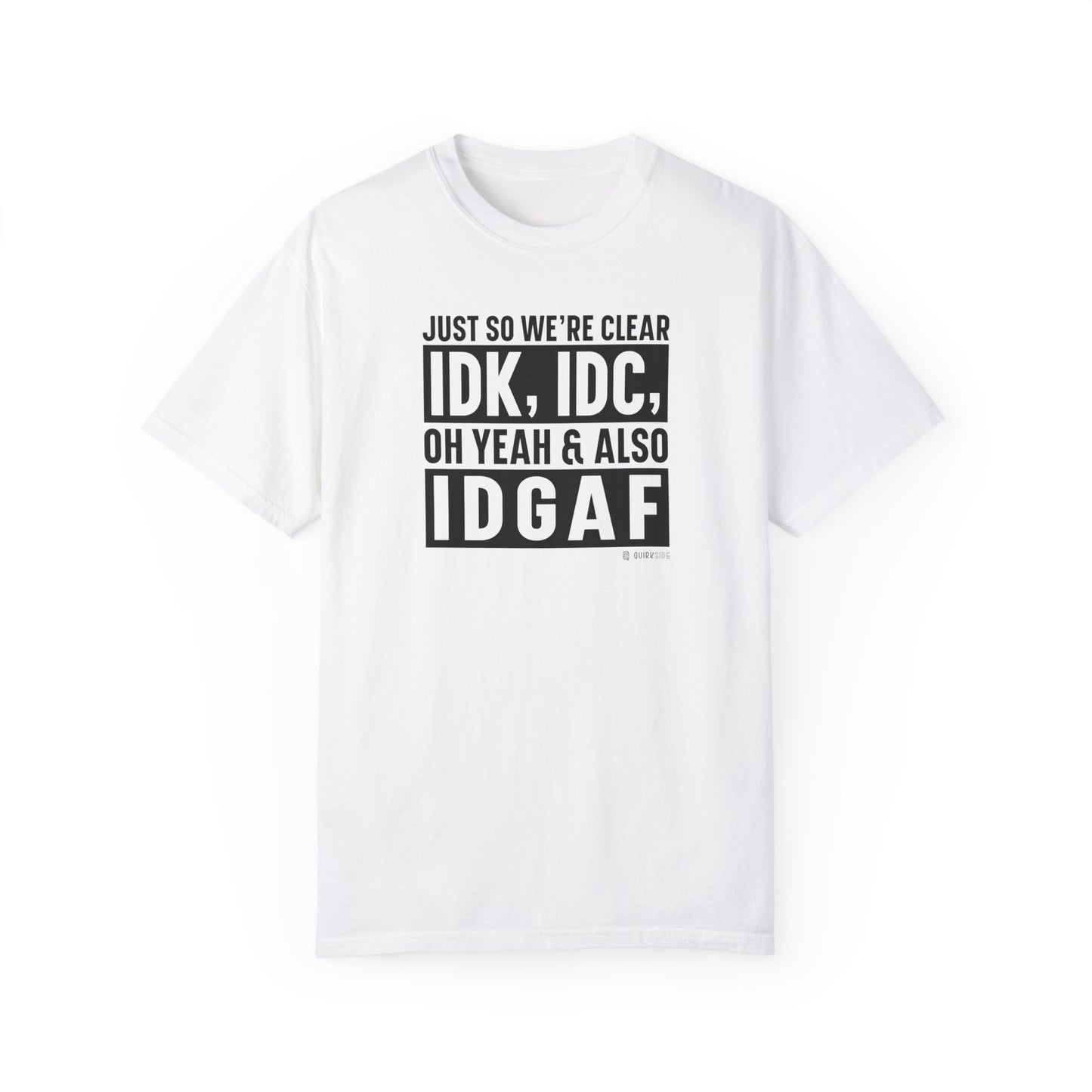 Funny Uninterested T-shirt, Anti Social Tee, Introvert Shirt, Sarcastic Quote Top, Minimalist Graphic Tee - Quirkside Creations