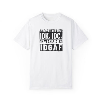 Funny Uninterested T-shirt, Anti Social Tee, Introvert Shirt, Sarcastic Quote Top, Minimalist Graphic Tee - Quirkside Creations