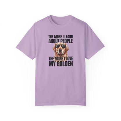 Golden Retriever Lover T-shirt, Unisex Dog Tee, Cute Puppy Parent Shirt, Fun Animal Graphic Top, Pet Owner Gift