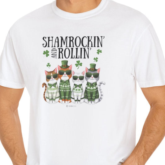 Irish Humor Unisex T-shirt, St Patricks Day Tee, Funny Irish Shirt, Shamrock Celebration Top, Green Clover Clothing