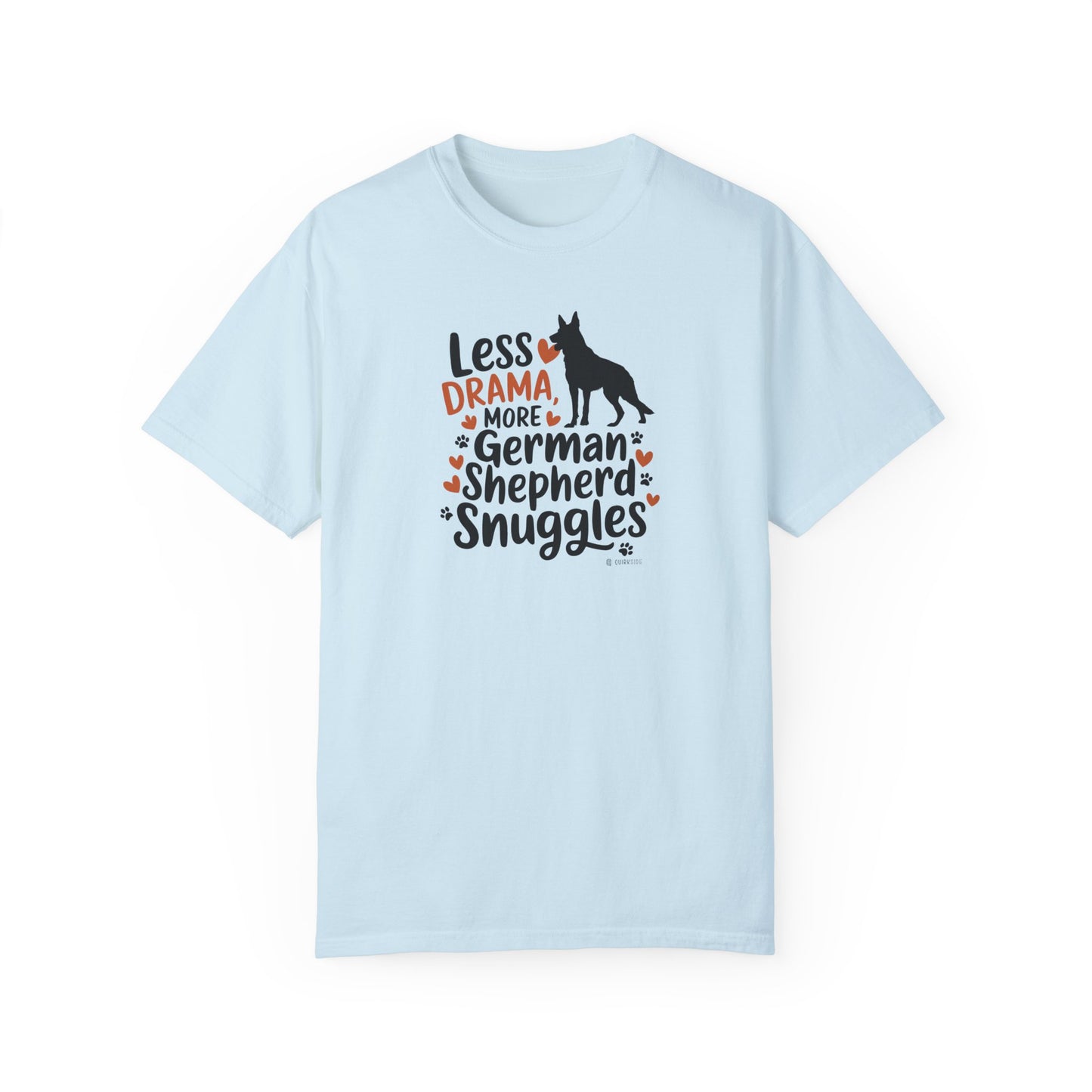 German Shepherd Dog Lover Unisex Garment-Dyed T-shirt, Parent Gift, Funny Dog Tee, Dog Mom Shirt, Gift for Dog Lovers