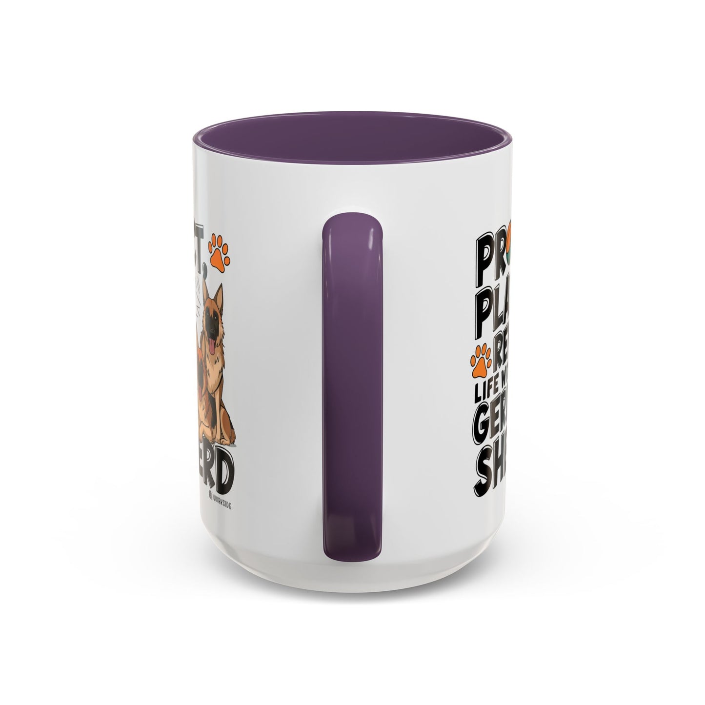 German Shepherd Lover's Accent Coffee Mug - Perfect Gift for Dog Owners, Pet Lovers, Birthdays, Holidays, Home Decor