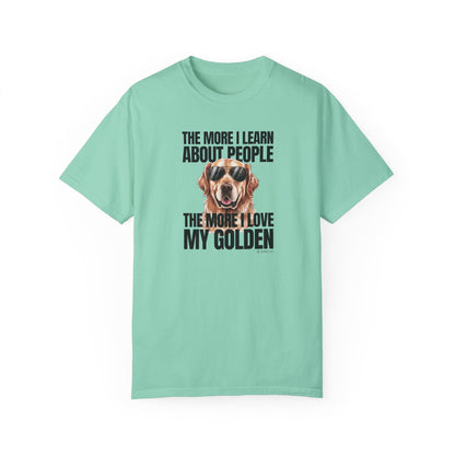 Golden Retriever Lover T-shirt, Unisex Dog Tee, Cute Puppy Parent Shirt, Fun Animal Graphic Top, Pet Owner Gift