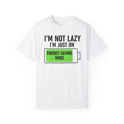 Excuse for Lazy Unisex T-shirt, Funny Relaxation Tee, Sarcastic Lounge Shirt, Comfy Weekend Top, Hilarious Chill Out Apparel - Quirkside Creations