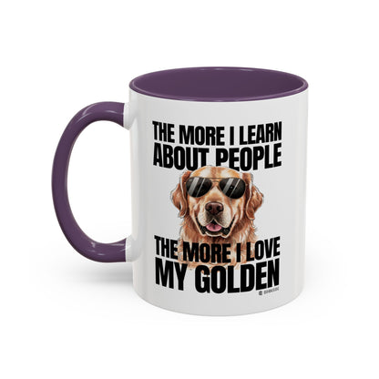 Golden Retriever Love Coffee Mug - Funny Dog Mug, Pet Owner Gift, Personalized Mug, Animal Lover Gift, Birthday Gift