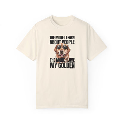 Golden Retriever Lover T-shirt, Unisex Dog Tee, Cute Puppy Parent Shirt, Fun Animal Graphic Top, Pet Owner Gift