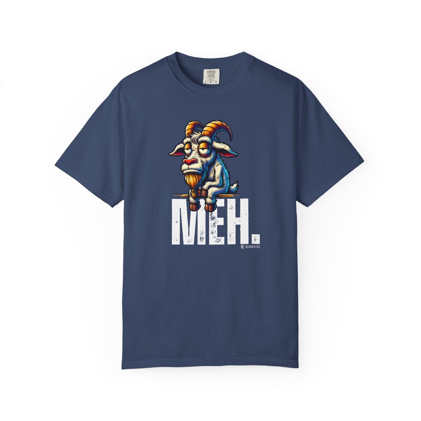 Funny Goat Boredom Unisex T-shirt, Sarcastic Animal Graphic Tee, Comical Farmyard Top, Humorous Goat Lover Gift, Vintage Style Shirt