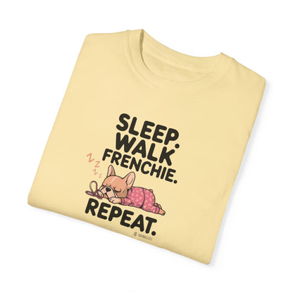 French Bulldog Lover Unisex Garment-Dyed T-shirt, Dog Parent Tee, Cute Bulldog Shirt, Pet Lover Top, Animal Graphic Tee