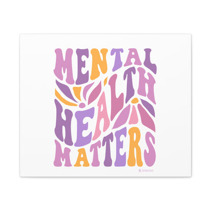 Mental Health Matters Canvas Art