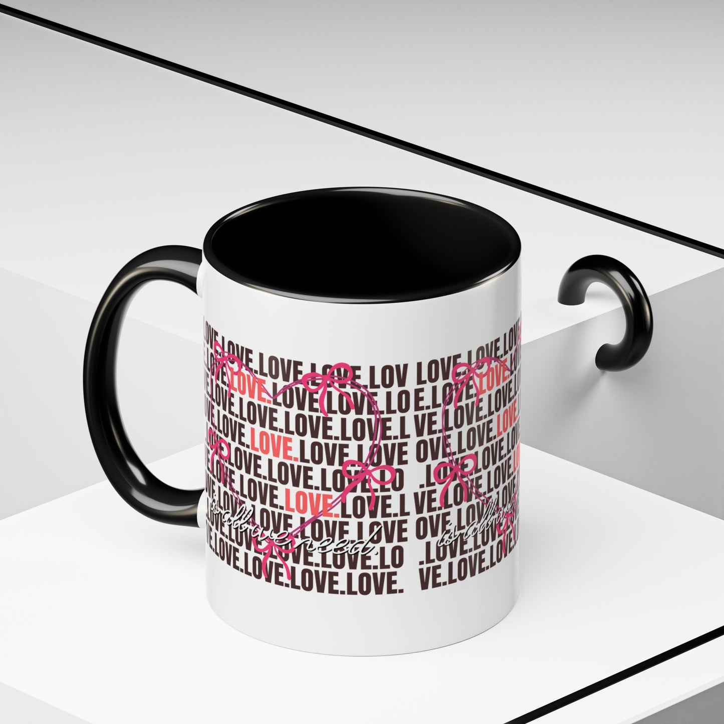 Romantic Love Coffee Mug - Perfect Gift for Anniversary, Valentine's Day, Wedding, Love-Themed Decor, Ceramic Drinkware