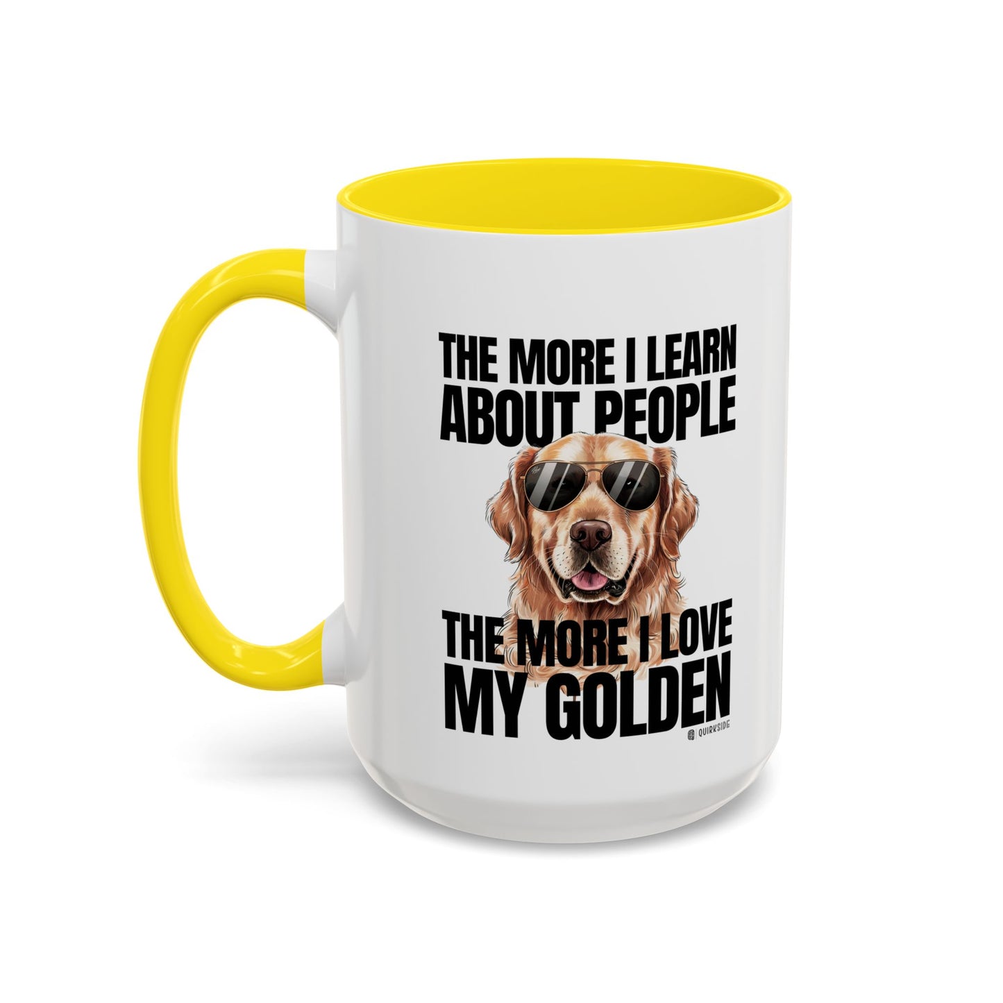 Golden Retriever Love Coffee Mug - Funny Dog Mug, Pet Owner Gift, Personalized Mug, Animal Lover Gift, Birthday Gift