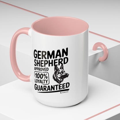 German Shepherd Lover Coffee Mug, Dog Owner Gift, Animal Lover Mug, Pet Parent Gift, Loyalty Guaranteed Mug