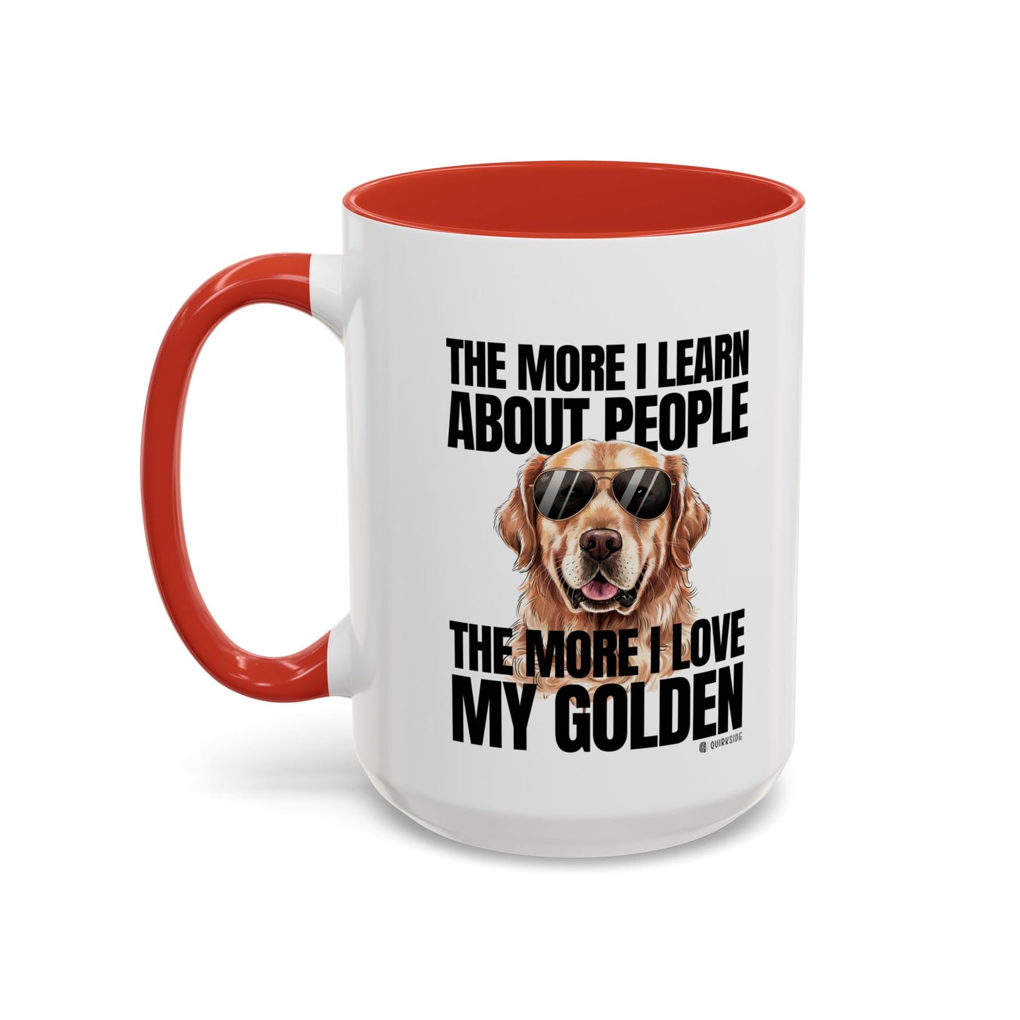 Golden Retriever Love Coffee Mug - Funny Dog Mug, Pet Owner Gift, Personalized Mug, Animal Lover Gift, Birthday Gift