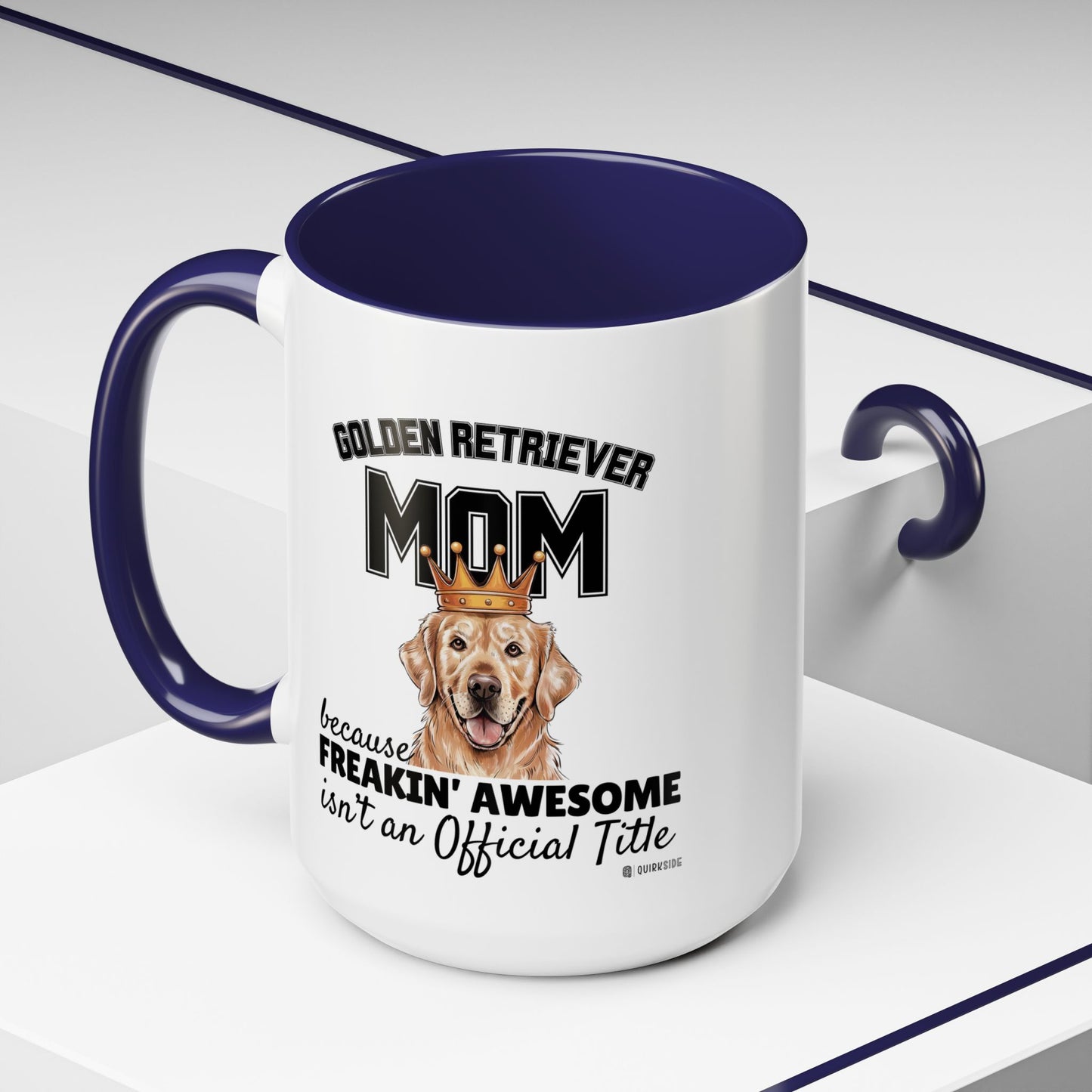 Golden Retriever Mom Coffee Mug - Perfect Gift for Dog Lovers, Pet Owners, Birthday, Mother's Day, Funny Dog Mom Mug