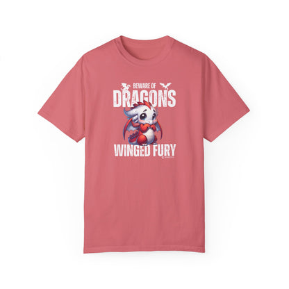 Dragon Lover Unisex T-shirt, Dragon Tee Shirt, Fantasy Graphic Tee, Dragon Art Shirt, Dragon Apparel - Quirkside Creations