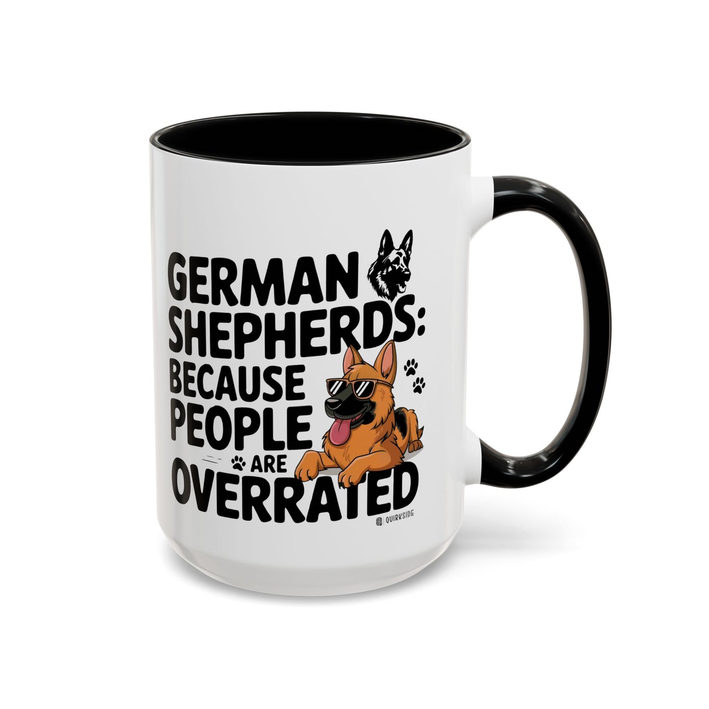 German Shepherds Coffee Mug - Funny Dog Lover Gift, Pet Parent Humor, Animal Lover Decor, Unique Holiday Present, Dog Breed Lovers