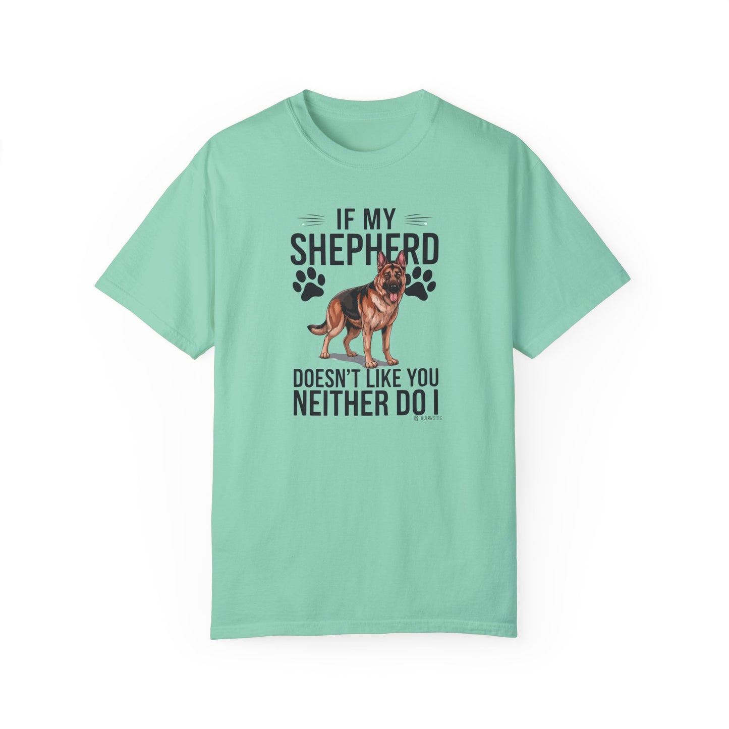 German Shepherd Dog Lover Unisex Garment-Dyed T-shirt, Parent Gift, Funny Dog Tee, Dog Mom Shirt, Gift for Dog Lovers