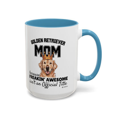 Golden Retriever Mom Coffee Mug - Perfect Gift for Dog Lovers, Pet Owners, Birthday, Mother's Day, Funny Dog Mom Mug