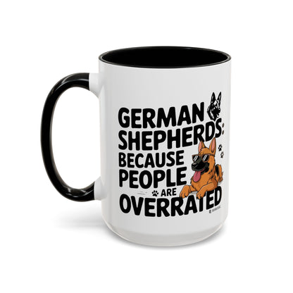 German Shepherds Coffee Mug - Funny Dog Lover Gift, Pet Parent Humor, Animal Lover Decor, Unique Holiday Present, Dog Breed Lovers