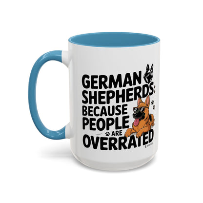 German Shepherds Coffee Mug - Funny Dog Lover Gift, Pet Parent Humor, Animal Lover Decor, Unique Holiday Present, Dog Breed Lovers