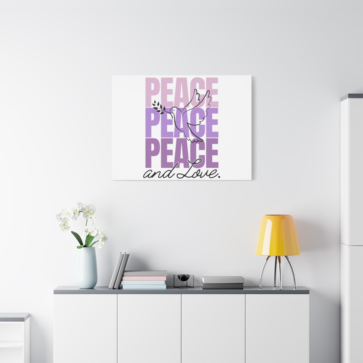 Peaceful Dove Canvas Wall Art, Inspirational Home Decor, Gift for Peace Lovers, Serenity Decor, Modern Art, Gift for Holidays