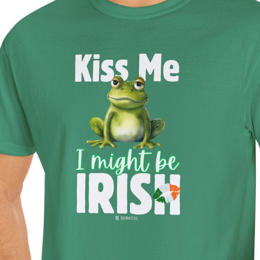 Irish Humor Unisex T-shirt, St Patricks Day Tee, Funny Irish Shirt, Shamrock Celebration Top, Green Clover Clothing