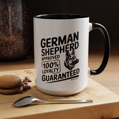 German Shepherd Lover Coffee Mug, Dog Owner Gift, Animal Lover Mug, Pet Parent Gift, Loyalty Guaranteed Mug