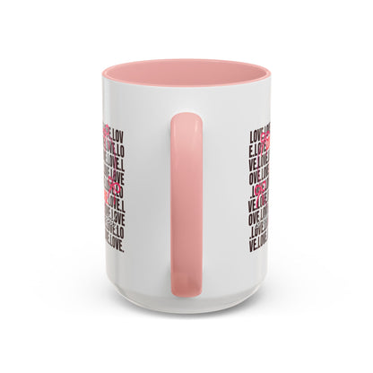 Romantic Love Coffee Mug - Perfect Gift for Anniversary, Valentine's Day, Wedding, Love-Themed Decor, Ceramic Drinkware