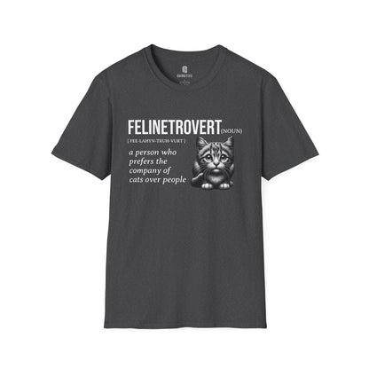 Cat Lover Unisex Softstyle T-Shirt, Cute Tee for Cat Lovers, Cat Lady Shirt, Funny Cat Tee, Cat Mom Gift, Cat Dad Shirt - Quirkside Creations