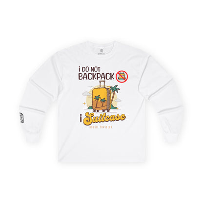 Traveler Vibes Long Sleeve Tee for Bougie Travelers - Comfortable & Stylish Unisex Shirt, Travel in Style Gift, Wanderlust Clothing - Quirkside Creations