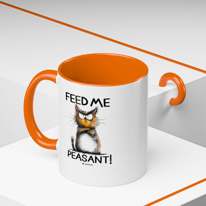Sassy Cat Accent Coffee Mug | Funny Gift for Cat Lovers | Cute Home Coffee Mug | Unique Cat Mom Present | 11oz & 15oz Available