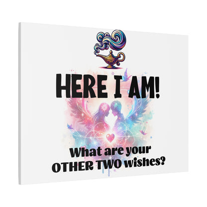 Canvas Wall Art - Romantic Wishes Print, Personalized Gift, Home Decor, Inspirational Art, Wedding Gift