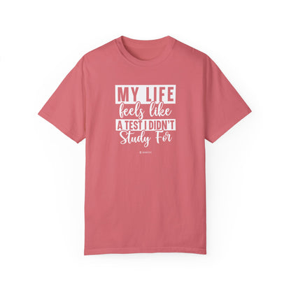 Funny Life Challenges T-shirt, Complaining About Life Tee, Humorous Unisex Shirt, Sarcastic Graphic Tee, Gift for Test Anxiety - Quirkside Creations