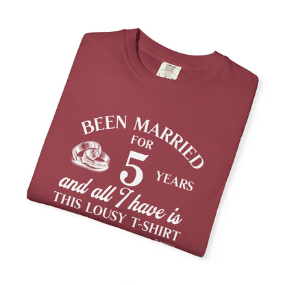 Hilarious Marriage Celebration T-shirt, Customizable Unisex Tee for Anniversary, Funny Gift, Humor Shirt, Wicked Sense of Humor Top