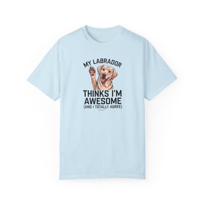 Labrador Retriever Unisex T-shirt, Dog Lover Tee, Parenting Shirt, Cute Pet Apparel, Animal Graphic Top