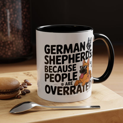 German Shepherds Coffee Mug - Funny Dog Lover Gift, Pet Parent Humor, Animal Lover Decor, Unique Holiday Present, Dog Breed Lovers