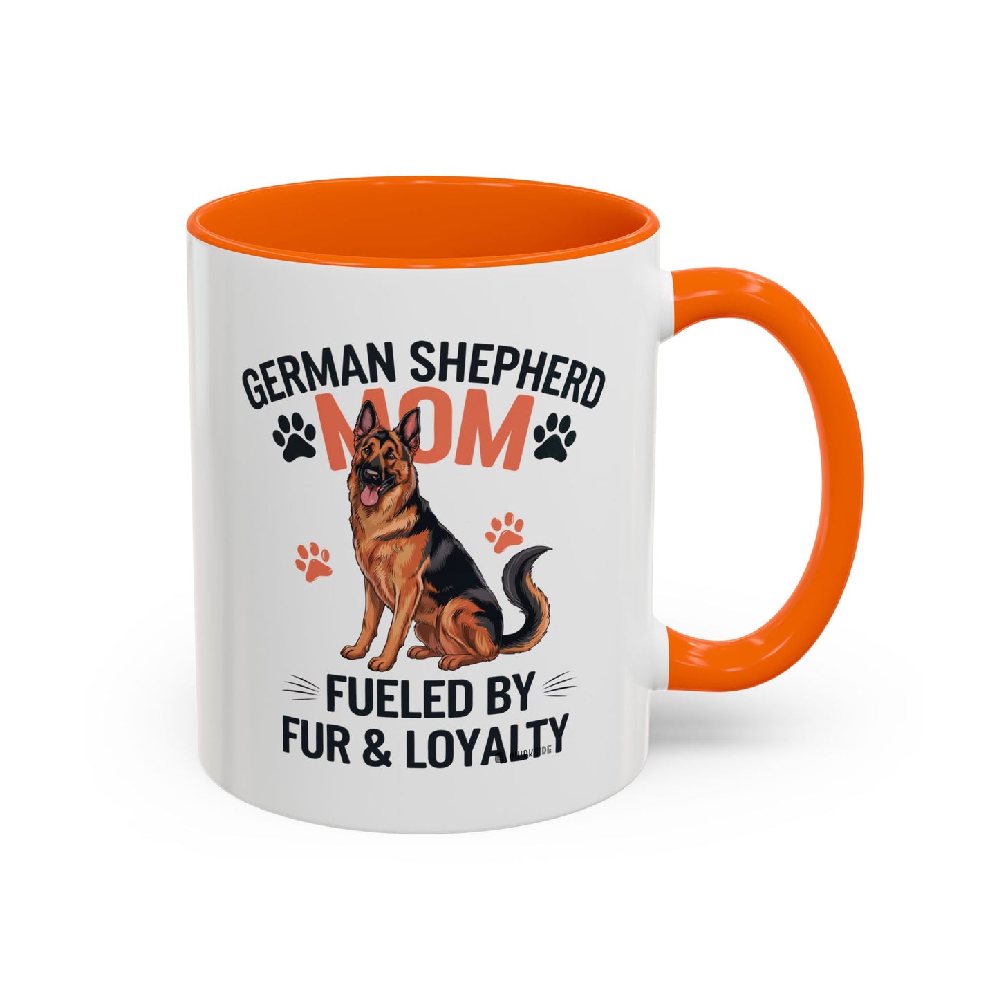 German Shepherd Mom Accent Coffee Mug: Perfect Gift for Dog Lovers, Pet Owners, Dog Enthusiasts, Animal Lovers