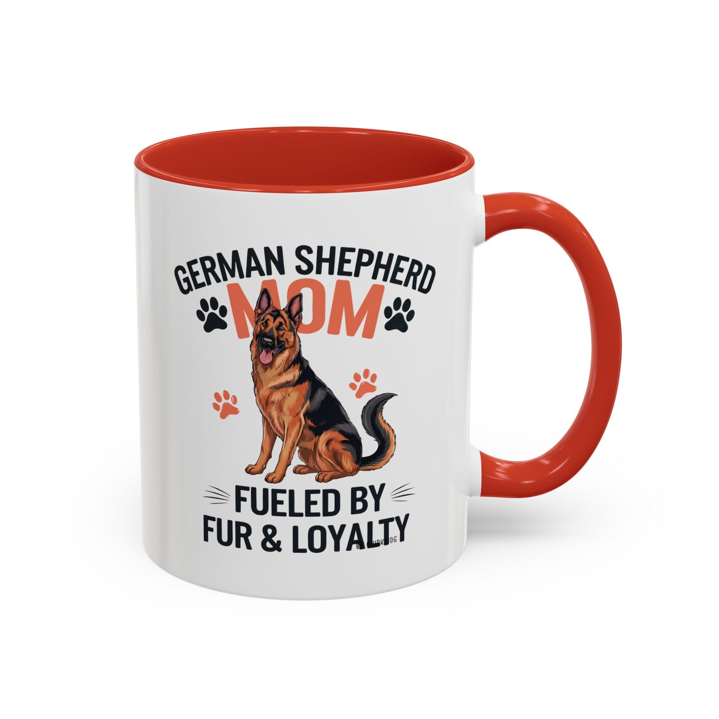 German Shepherd Mom Accent Coffee Mug: Perfect Gift for Dog Lovers, Pet Owners, Dog Enthusiasts, Animal Lovers