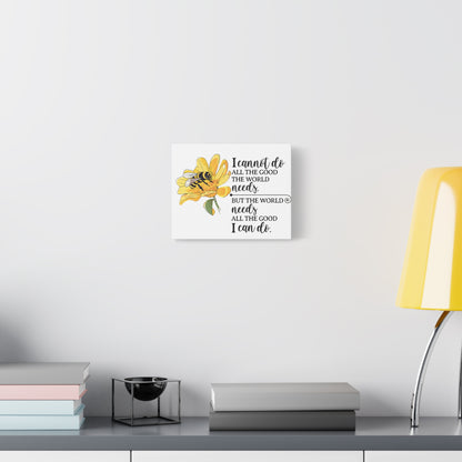 Inspirational Bee Art Canvas Print, Perfect for Home Decor, Gift for Nature Lovers, Empowering Quote Wall Art, Bee Lover Decor, [...]