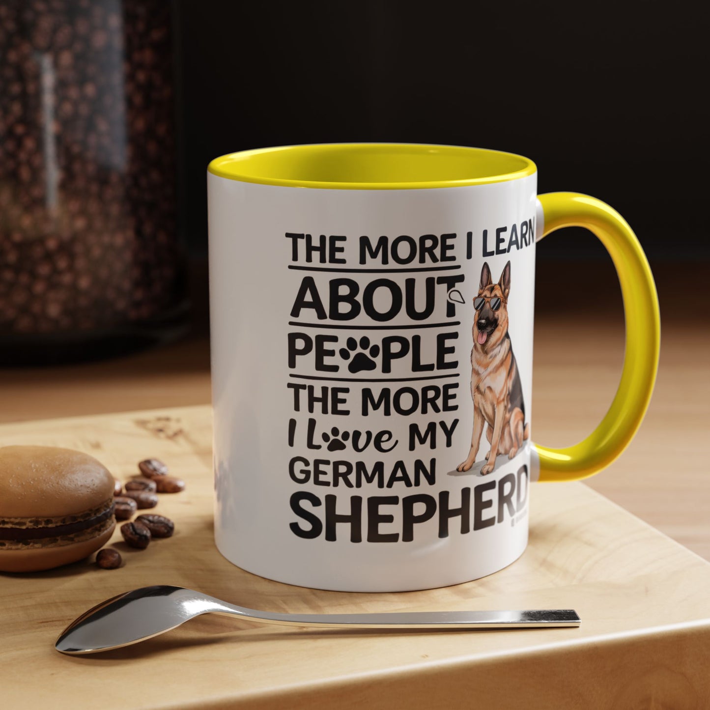 German Shepherd Love Coffee Mug, Dog Lover Gift, Pet Owner Mug, Birthday Gift, Animal Lover, Personalized Mug