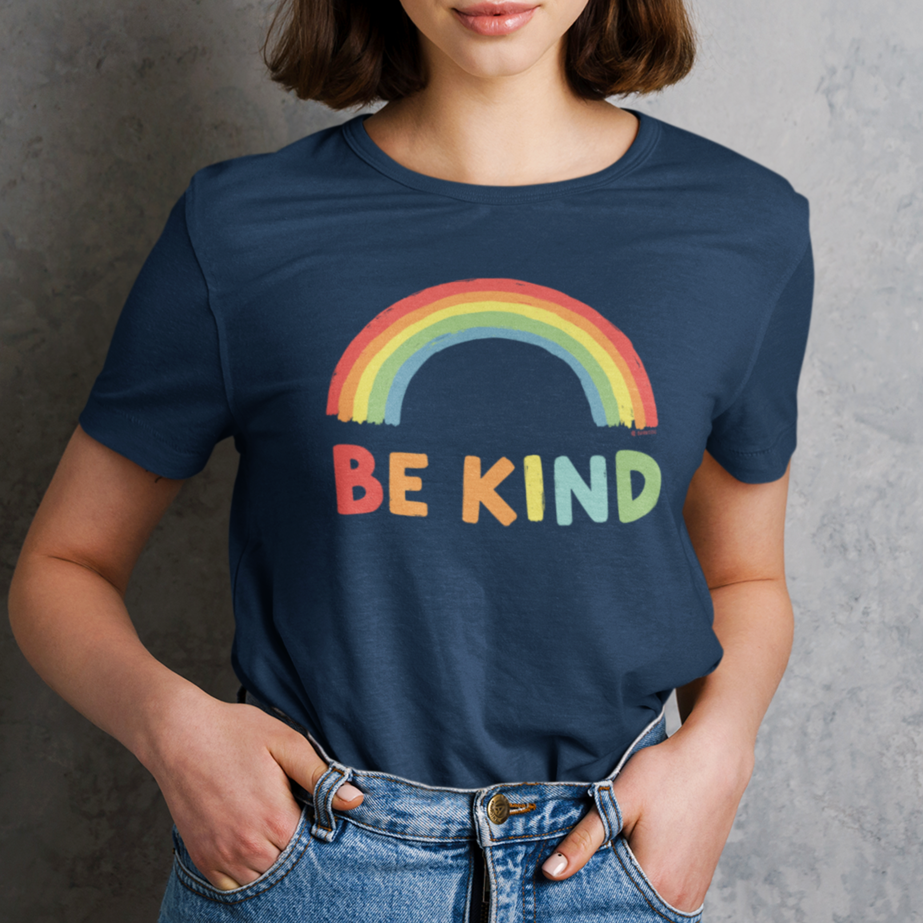 Kindness Promotion T-shirt, Positive Message Tee, Colorful Be Kind Shirt, Unisex Friendly Reminder Top, Inspirational Graphic Tee