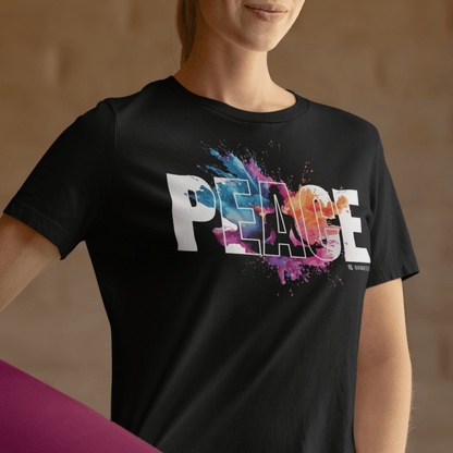 Peace Yoga Unisex T-shirt, Meditation Tee, Yoga Lover Gift, Mindfulness Shirt, Namaste Apparel