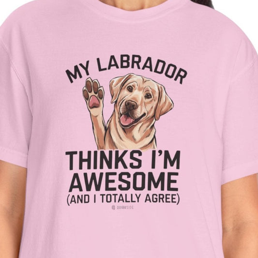 Labrador Retriever Unisex T-shirt, Dog Lover Tee, Parenting Shirt, Cute Pet Apparel, Animal Graphic Top