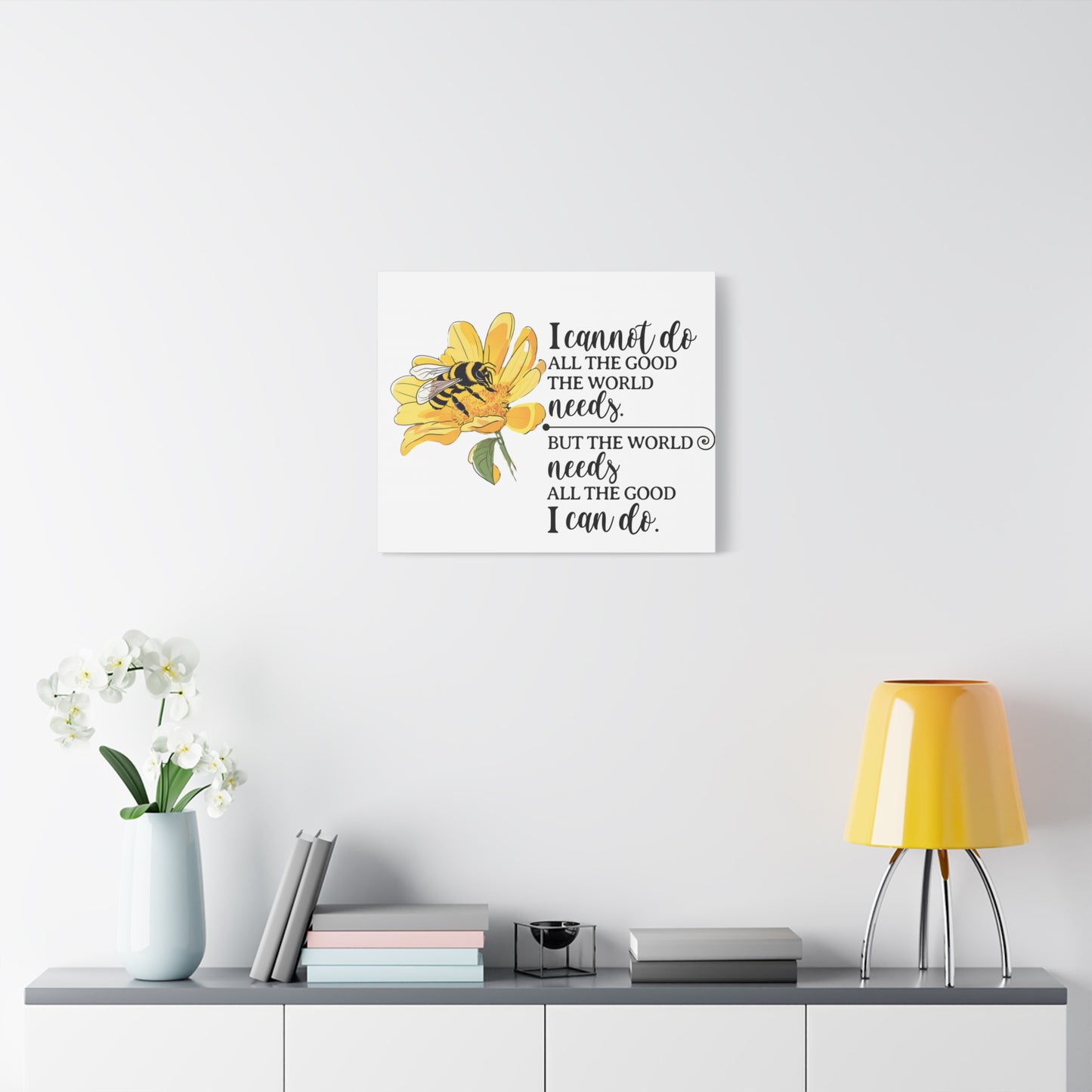 Inspirational Bee Art Canvas Print, Perfect for Home Decor, Gift for Nature Lovers, Empowering Quote Wall Art, Bee Lover Decor, [...]