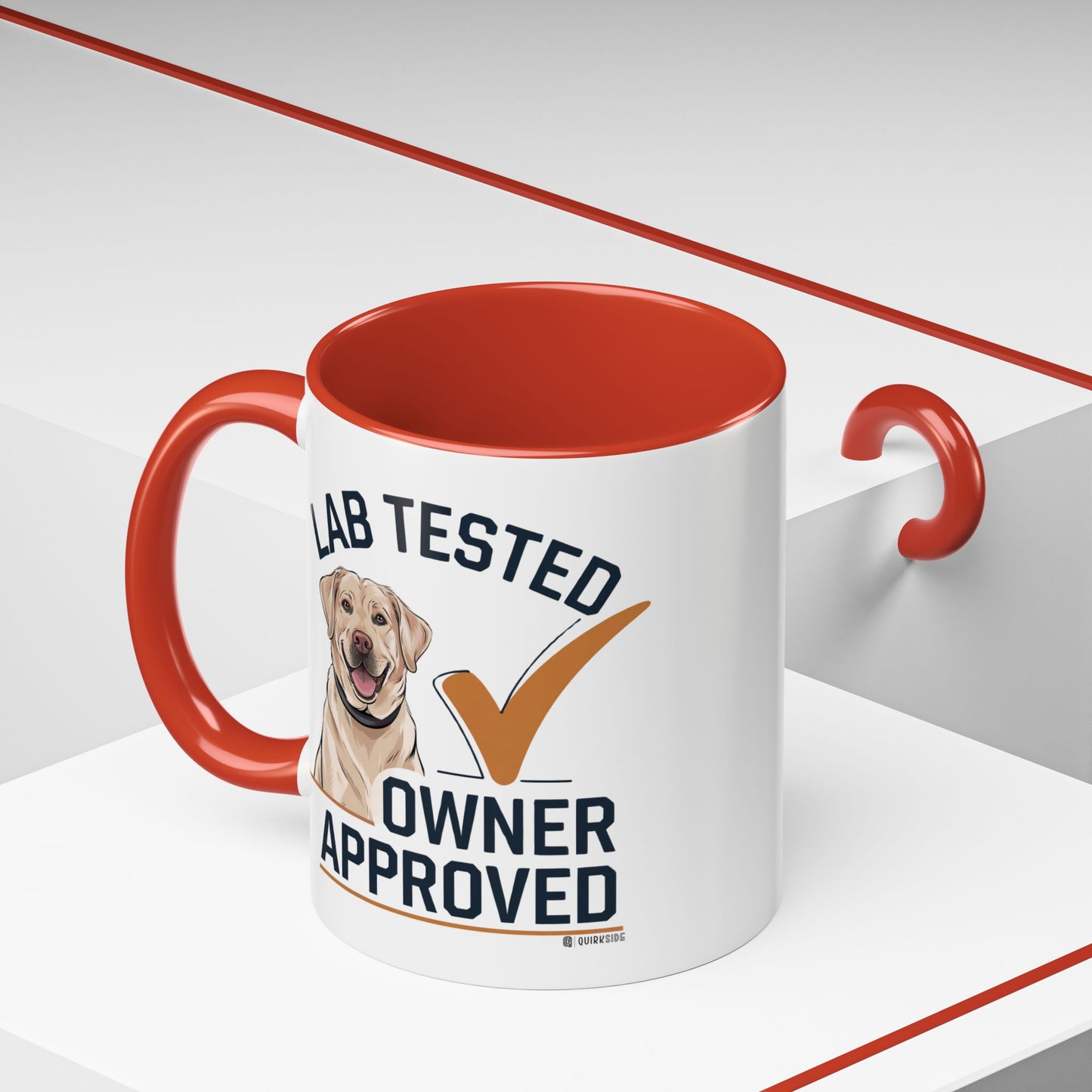 Lab Tested Owner Approved Coffee Mug, Dog Lover Gift, Pet Owner Present, Funny Mug for Dog Moms, Lab Dog Coffee Mug, Unique Dog Gifts