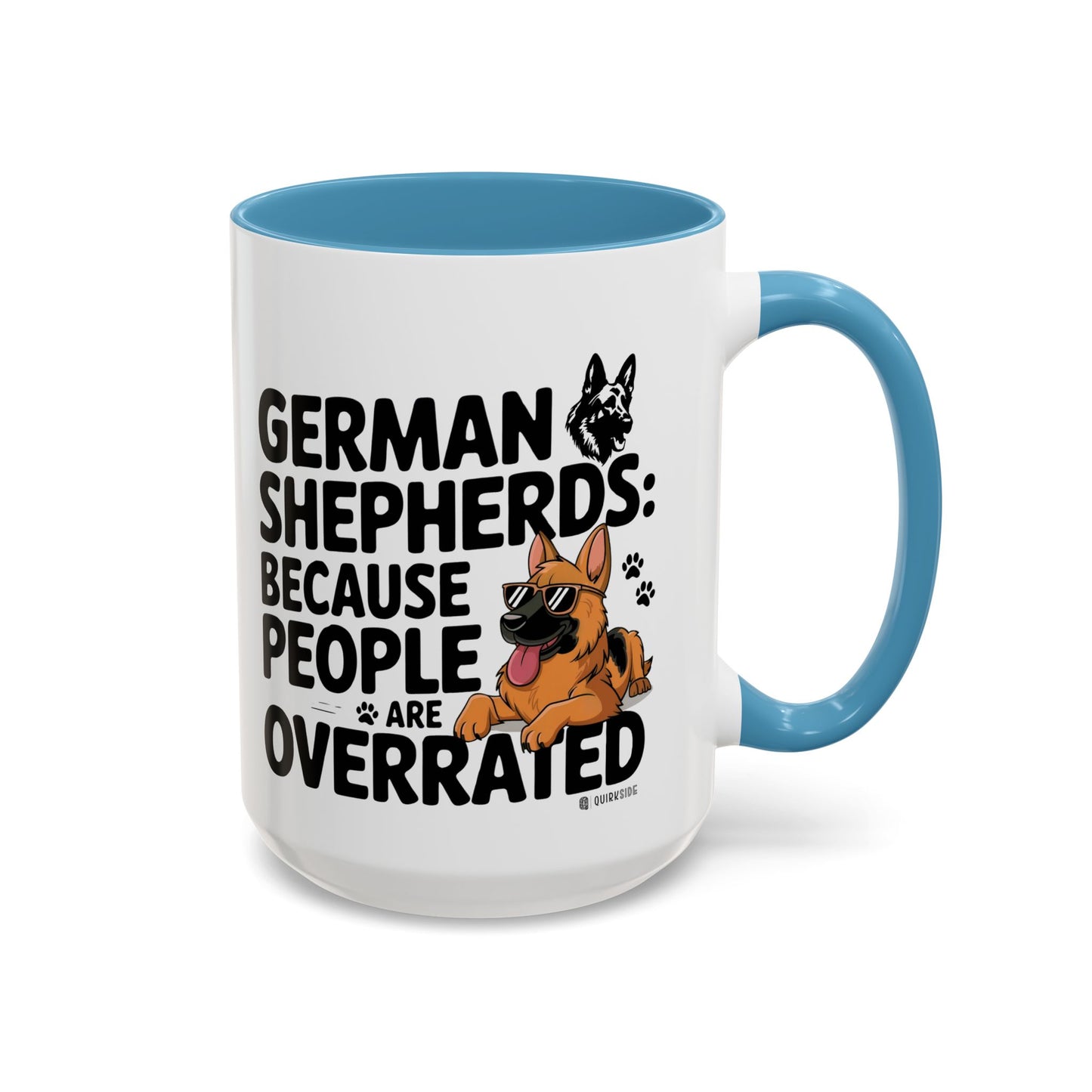 German Shepherds Coffee Mug - Funny Dog Lover Gift, Pet Parent Humor, Animal Lover Decor, Unique Holiday Present, Dog Breed Lovers