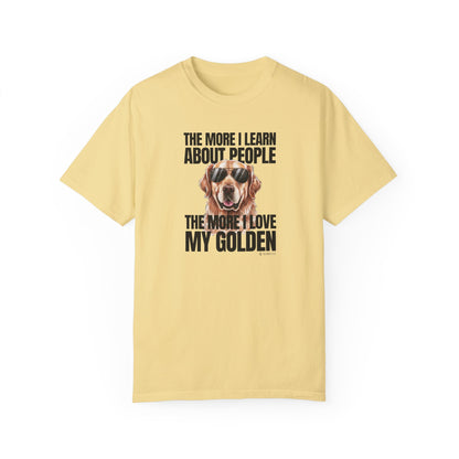 Golden Retriever Lover T-shirt, Unisex Dog Tee, Cute Puppy Parent Shirt, Fun Animal Graphic Top, Pet Owner Gift