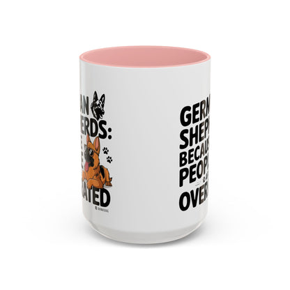 German Shepherds Coffee Mug - Funny Dog Lover Gift, Pet Parent Humor, Animal Lover Decor, Unique Holiday Present, Dog Breed Lovers
