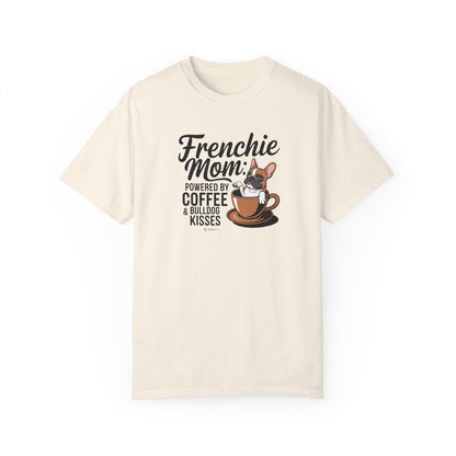 French Bulldog Lover Unisex Garment-Dyed T-shirt, Dog Parent Tee, Cute Bulldog Shirt, Pet Lover Top, Animal Graphic Tee