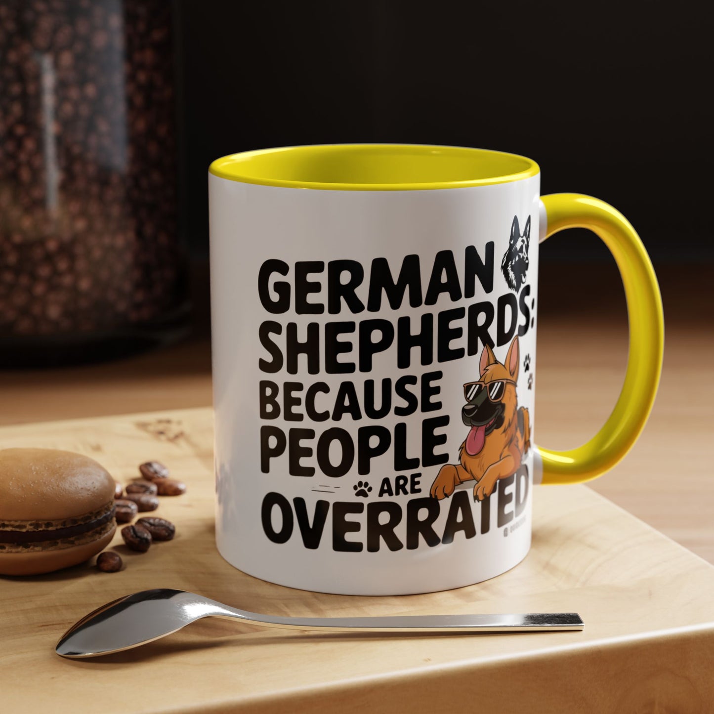 German Shepherds Coffee Mug - Funny Dog Lover Gift, Pet Parent Humor, Animal Lover Decor, Unique Holiday Present, Dog Breed Lovers